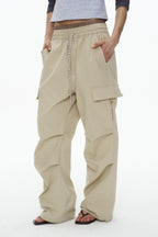 Plaid Multi Pocket Cargo Pants