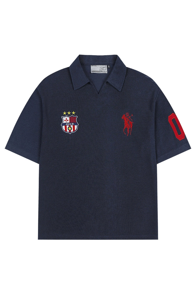 Jersey Soft Terry Embroidered Polo Shirt