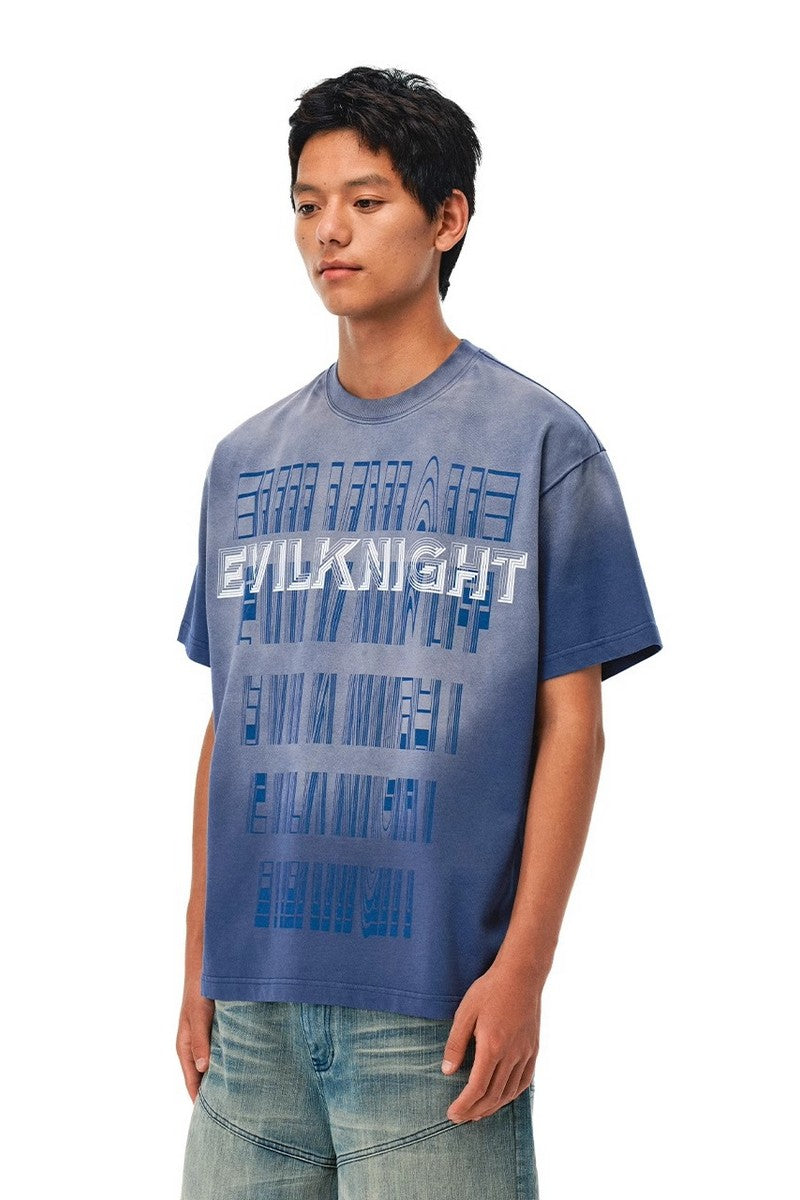 Vintage Washed Allover Print Tee