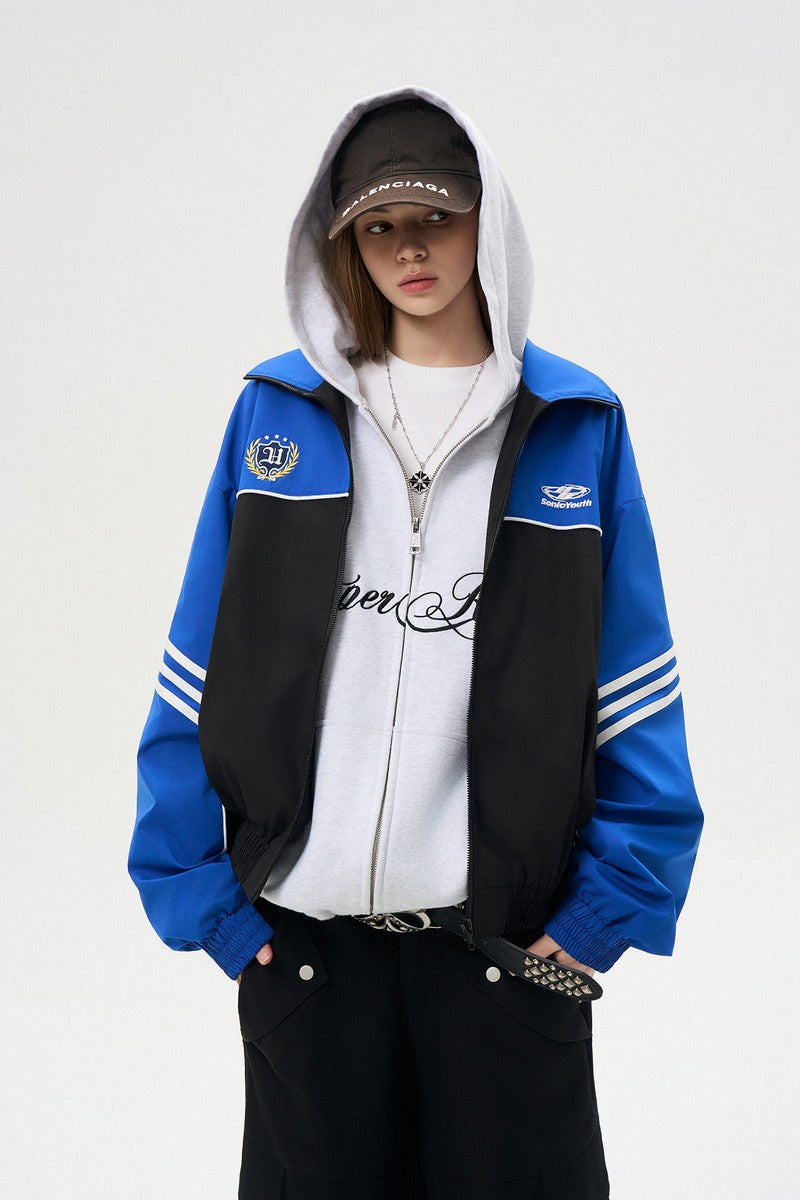 Retro Colorblock Track Jacket