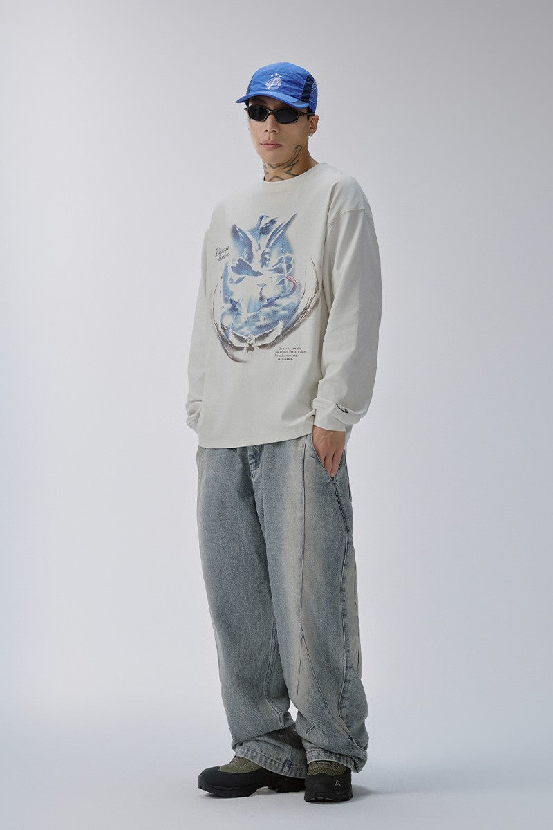 Vintage Graphic Heavyweight Long Sleeve Tee