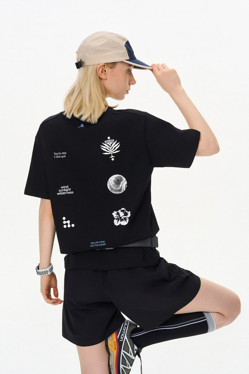 Antibacterial Wicking Print Tee