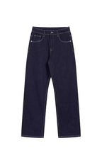 Vintage Wash Stretch Denim Jeans