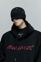 Pearl Knit Fuzzy Winter Beanie