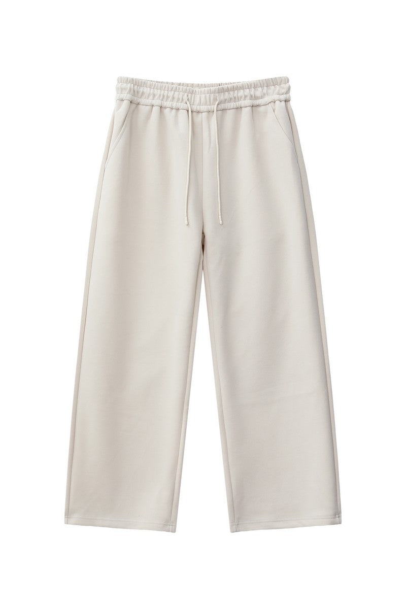 Drawstring Straight Leg Sweatpants