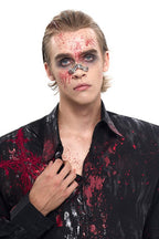 Gothic Blood Stain Silver Shirt