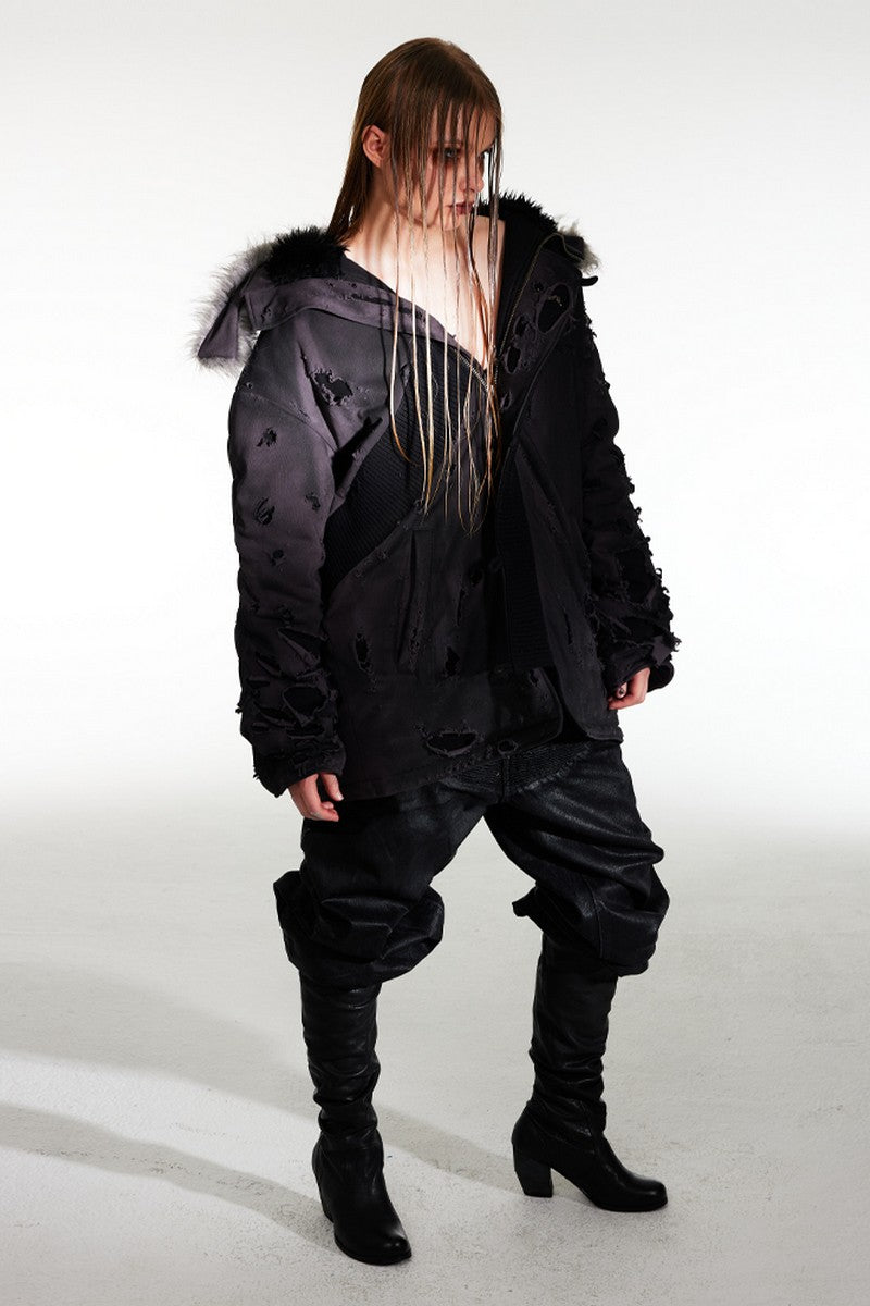 Patched N3B Cotton Coat