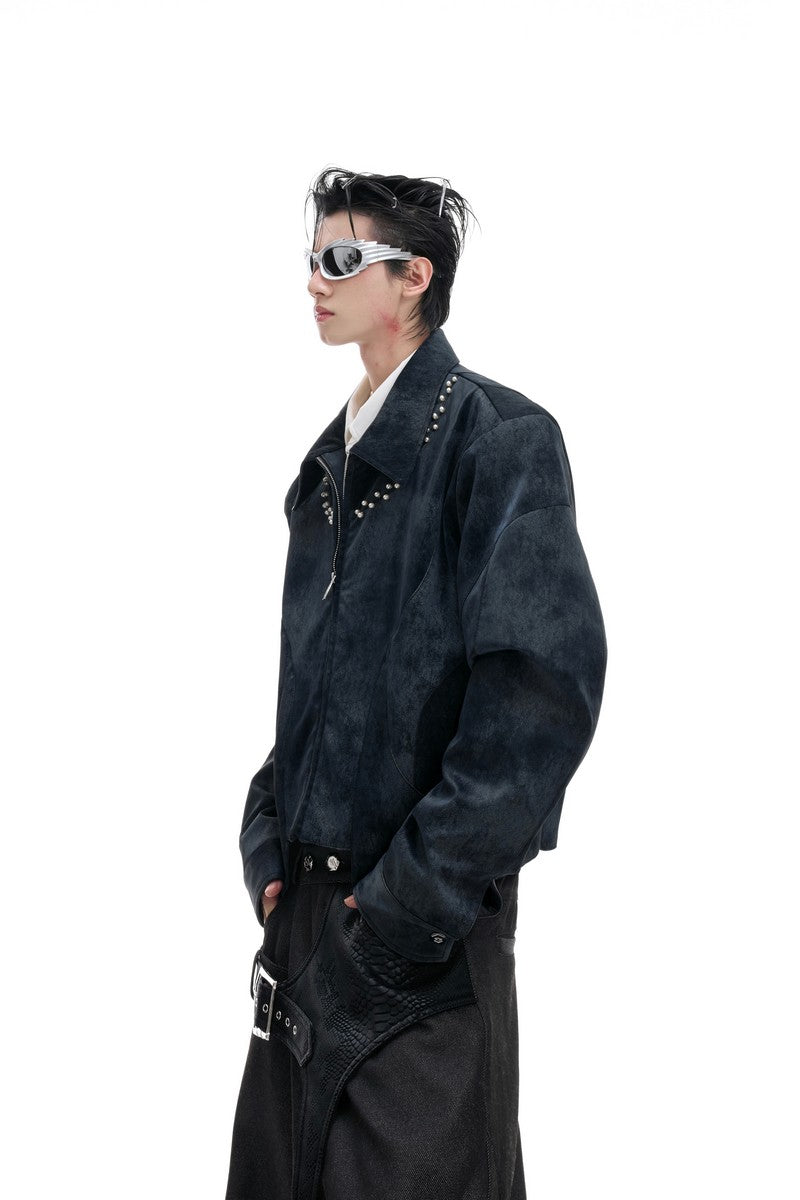 Pearl Detail Textured Jacket