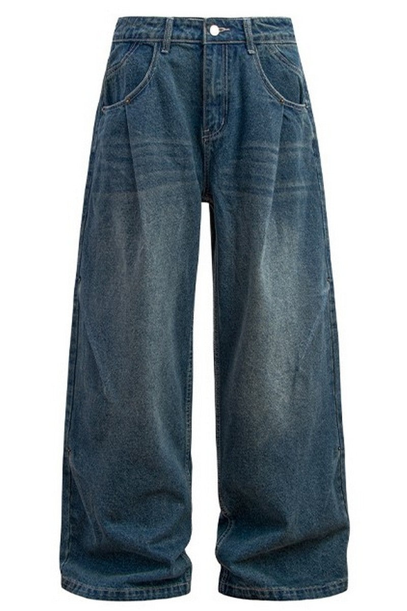 Washed Vintage Baggy Jeans