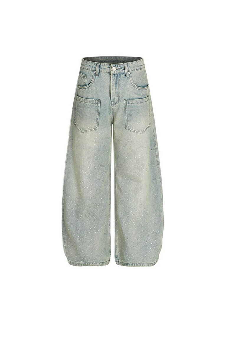 Rhinestone Blade Jeans