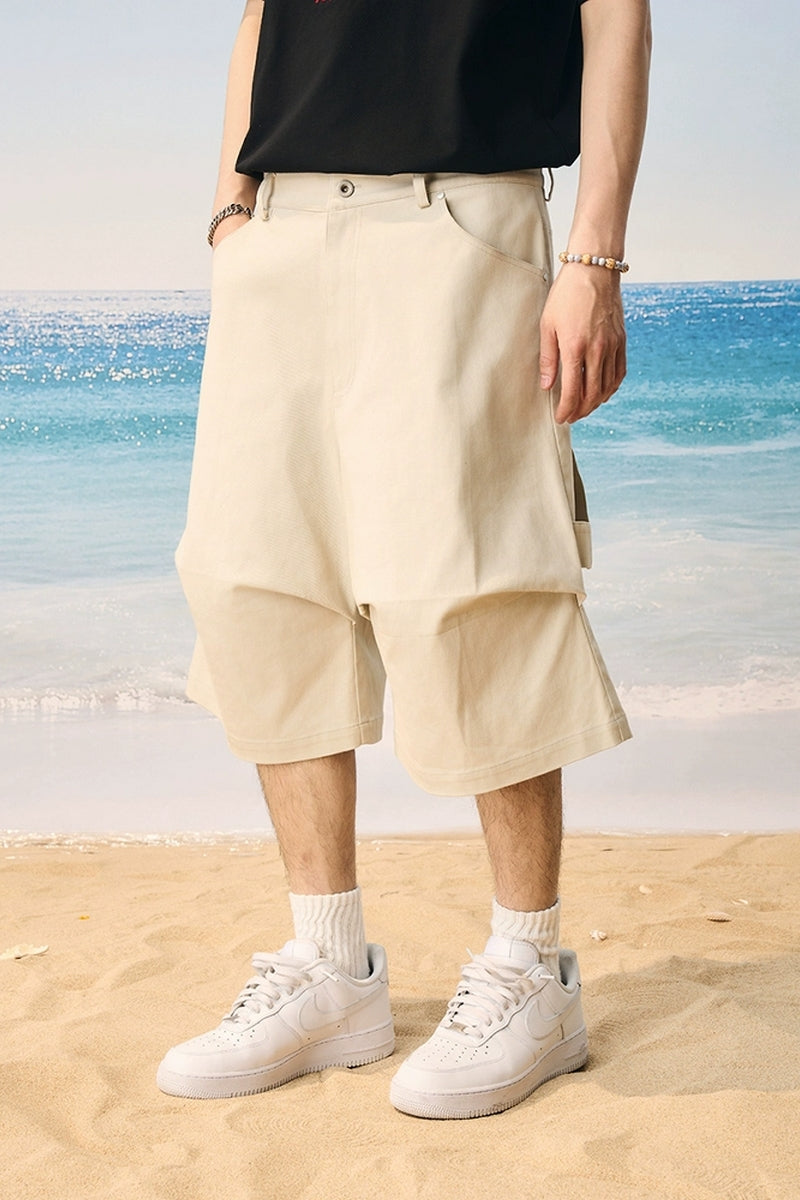 Pleated Paratrooper Utility Pants