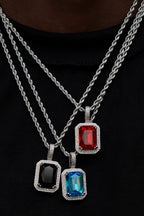 Color Gemstone Gold Necklace