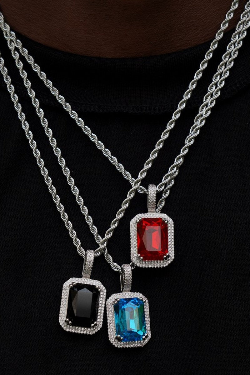 Color Gemstone Gold Necklace