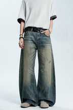 Ripped Washed Vintage Jeans