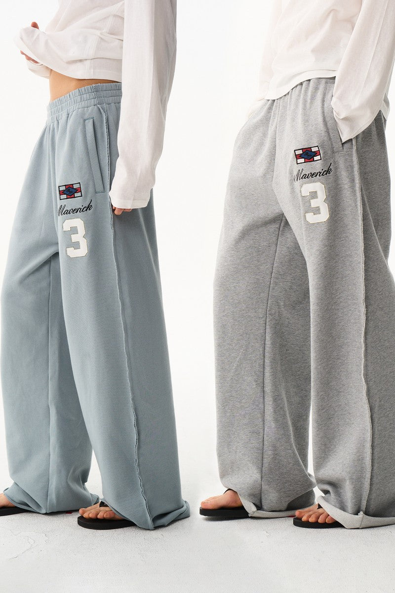 Embroidered Loose Fit Sweatpants