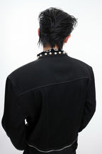 Pearl Trim Cropped Jacket