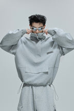 Minimalist Zip Utility Sweatshirt