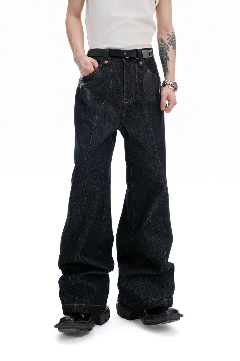 Croc Patch Jeans