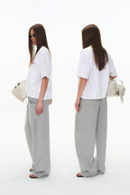 Embroidered Loose Sweatpants