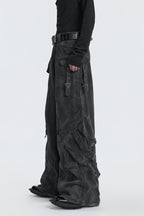 Vintage Cargo Denim Pants