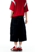 Black Cargo Shorts