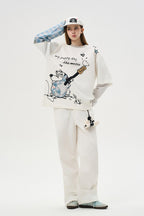 Guitar Dog Layered Longsleeve