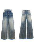 Layered Straight-Leg Jeans