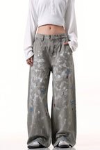Paint Splatter Graffiti Cargo Pants