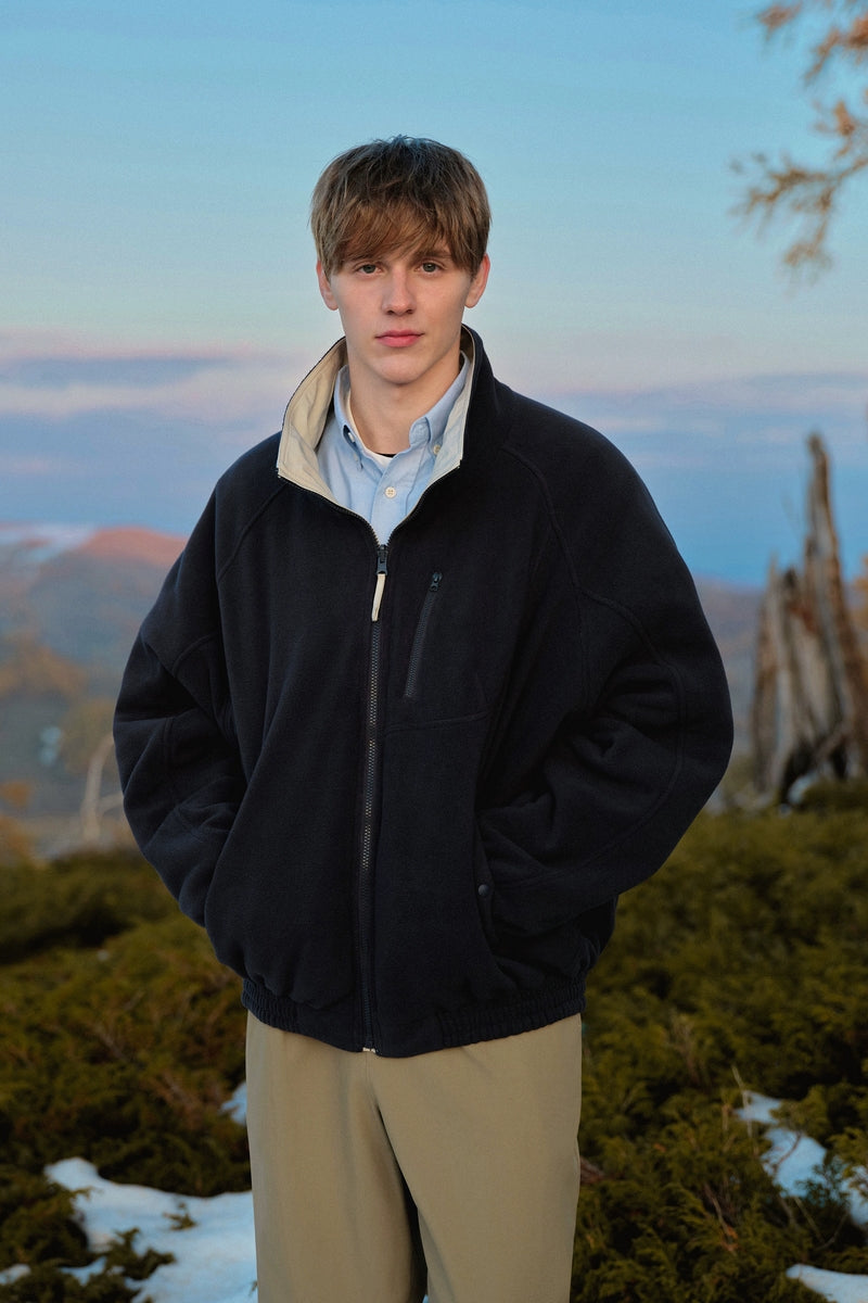 Reversible Fleece Utility Jacket