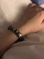 Y2K Chrome Stars Bracelet