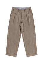 Corduroy Pleated Wide Leg Pants