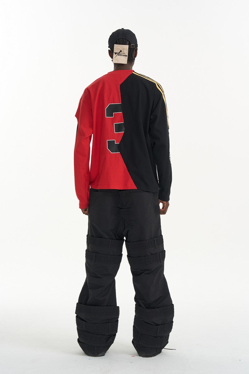 Layered Look Graphic T Shirt