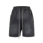 Gradient Vintage Loose Heavy Shorts