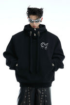 Pearl Accent Padded Hoodie