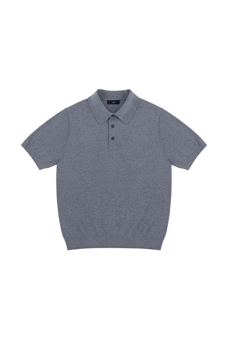 Silk Blend Knit Polo