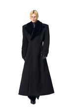 Fur Collar Double Breasted Overcoat