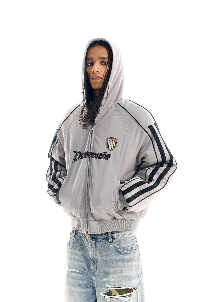 Patchwork Bomber Jacket