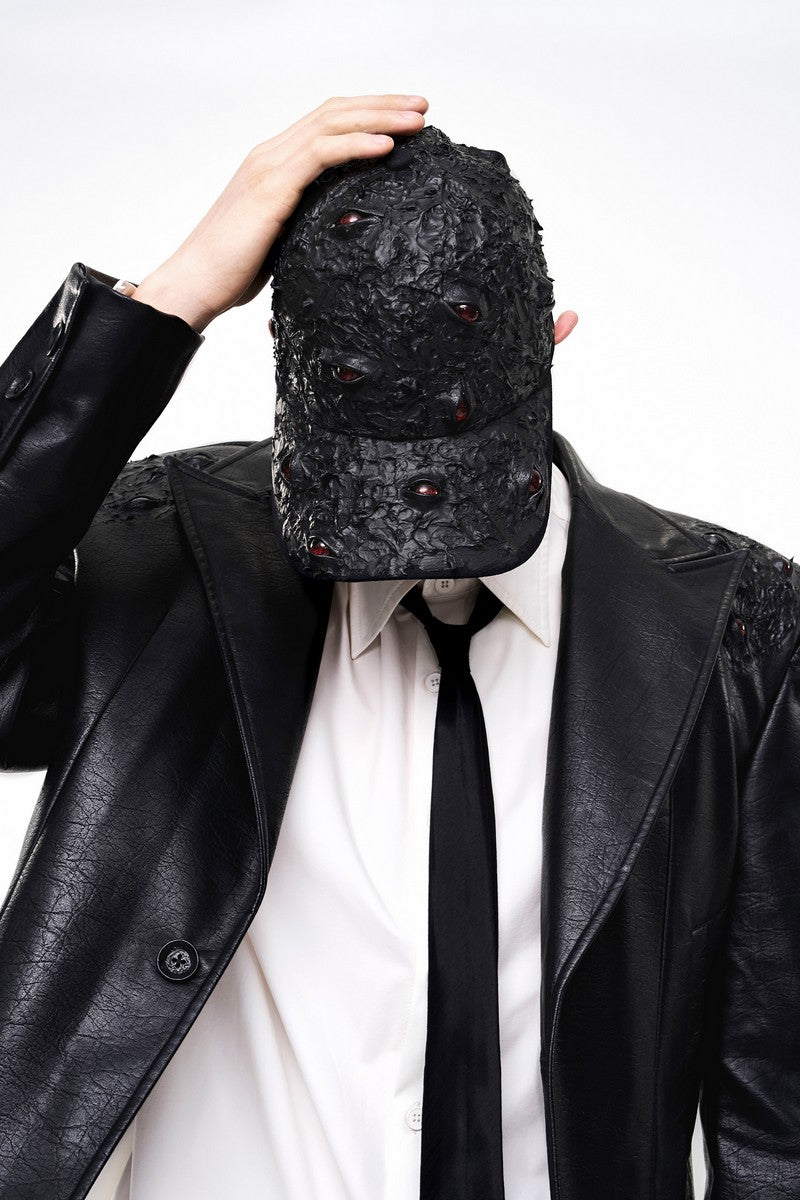 Molten Texture Black Baseball Cap