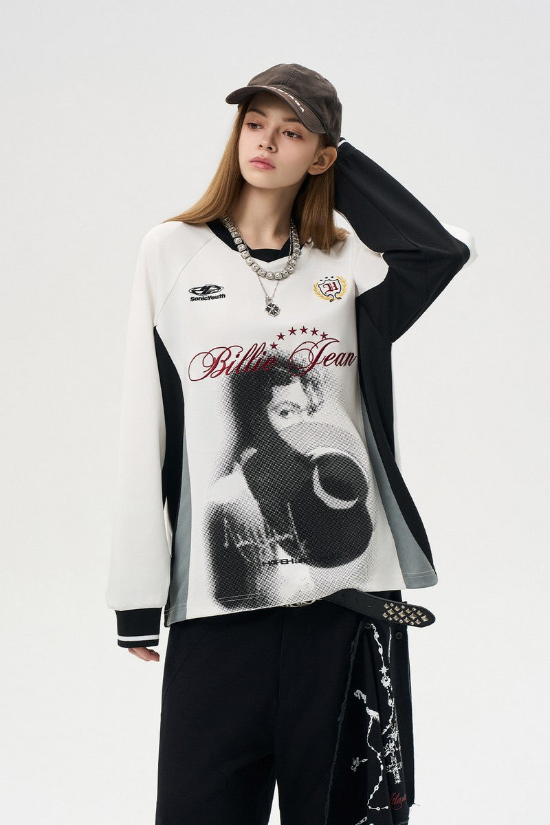 Retro Portrait Jersey Tee