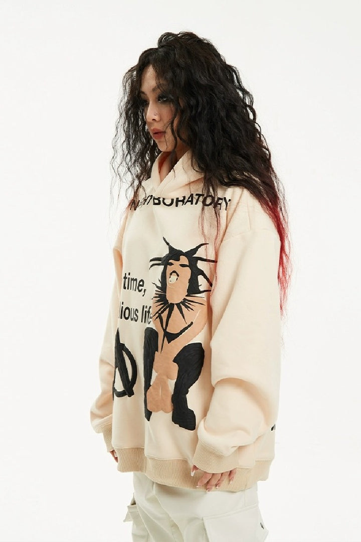 Punk Rebel Hooded Sweatshirt