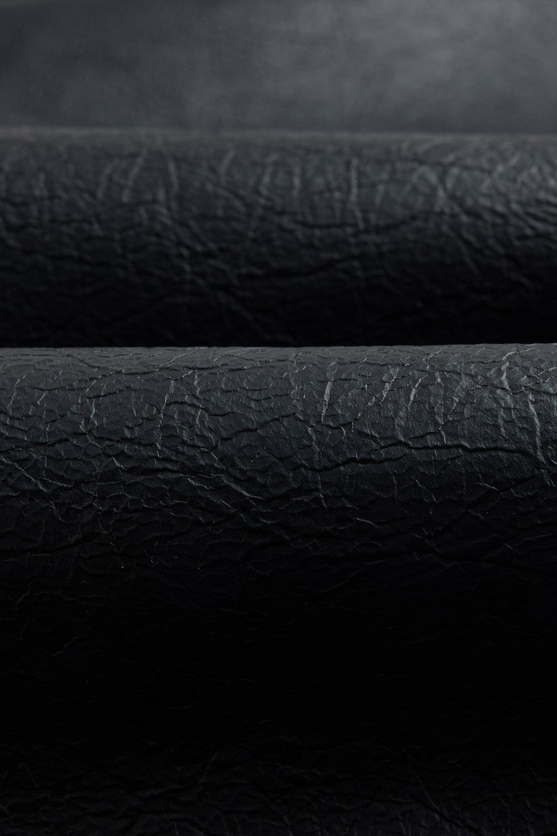 Cracked Flared Leather Pants