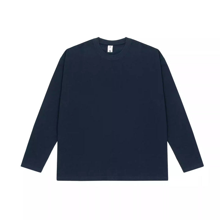 Heavyweight Cotton Basic Long Sleeve T-Shirt