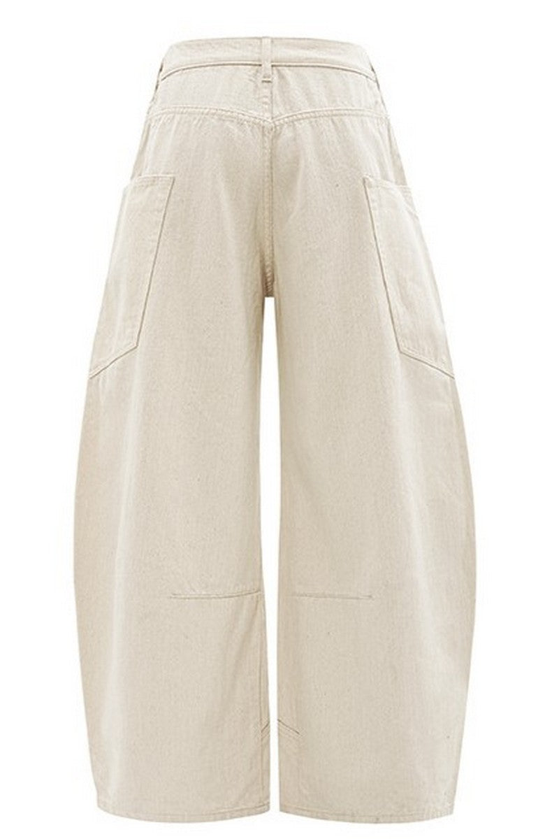 Deconstructed Scythe Wide Jeans