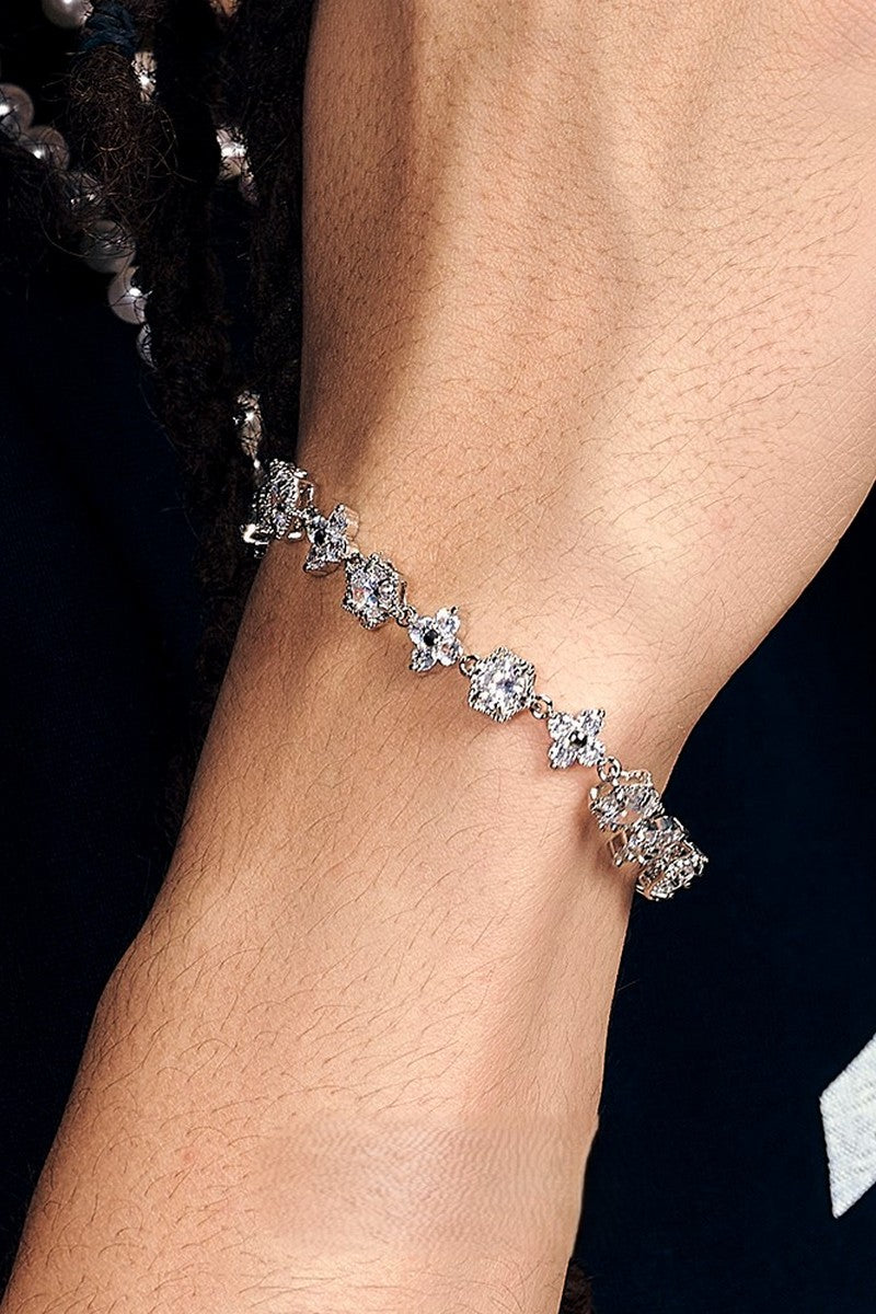 Snowflake Zircon Tennis Bracelet