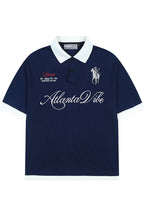 Layered Embroidered Crest Polo