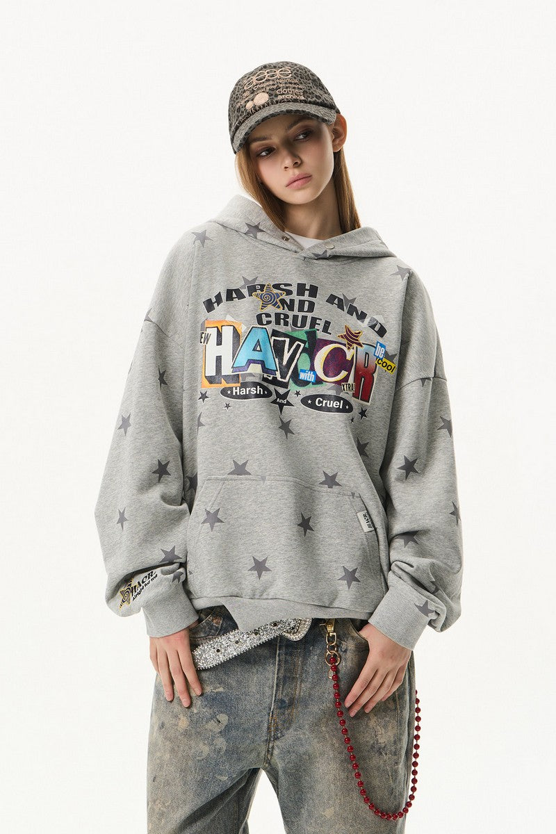 Allover Star Street Hoodie