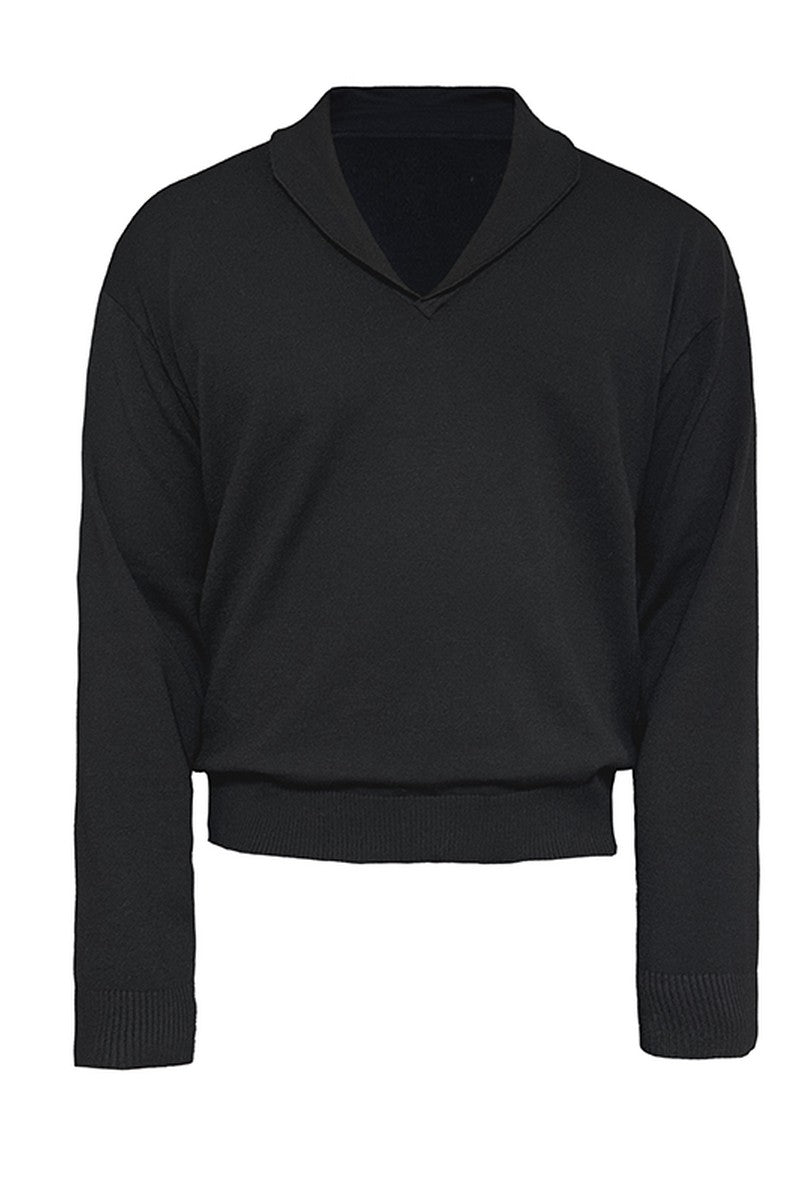 Seagull Collar Knit Sweater