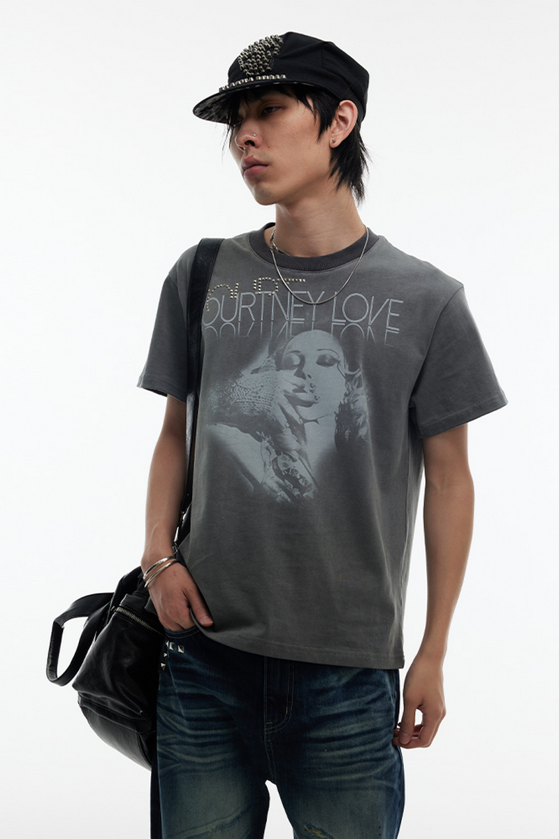 Rock Graphic Washed Tee