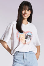 Heart Cat Graphic Tee