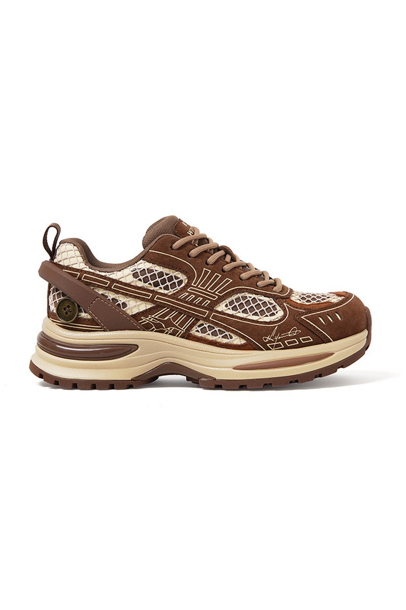 Brown Dad Sneakers